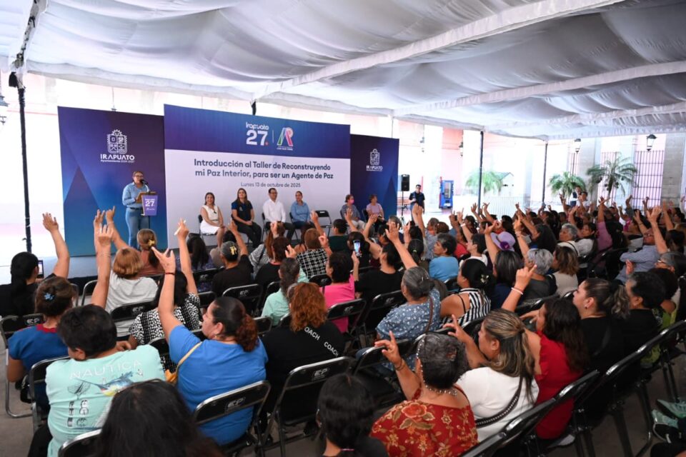 FORTALECEN NÚCLEO FAMILIAR A TRAVÉS DE TALLERES DE RECONSTRUCCIÓN DE PAZ EN IRAPUATO