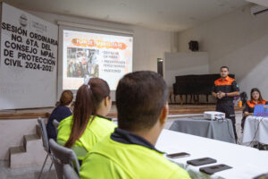 Presentan plan de contingencias y programa del festival de día de muertos en la sexta sesión del consejo municipal de protección civil
