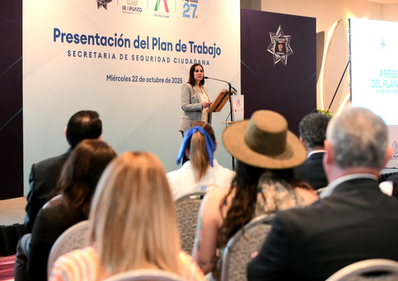 PRESENTAN PLAN DE TRABAJO PARA DEVOLVER LA PAZ Y TRANQUILIDAD A IRAPUATO    