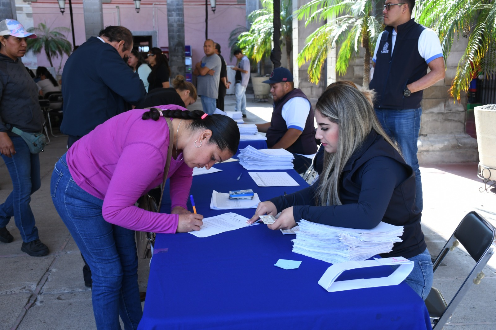 ENTREGA DE APOYOS DEL PROGRAMA EMPLEO TEMPORAL EN LA ZONA URBANA 