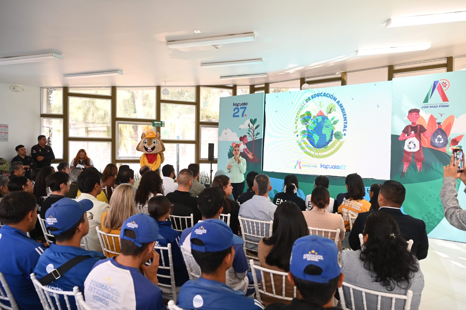 REALIZAN PRIMER FESTIVAL DE
EDUCACIÓN AMBIENTAL PARA LA CONSERVACIÓN 
EN IRAPUATO
