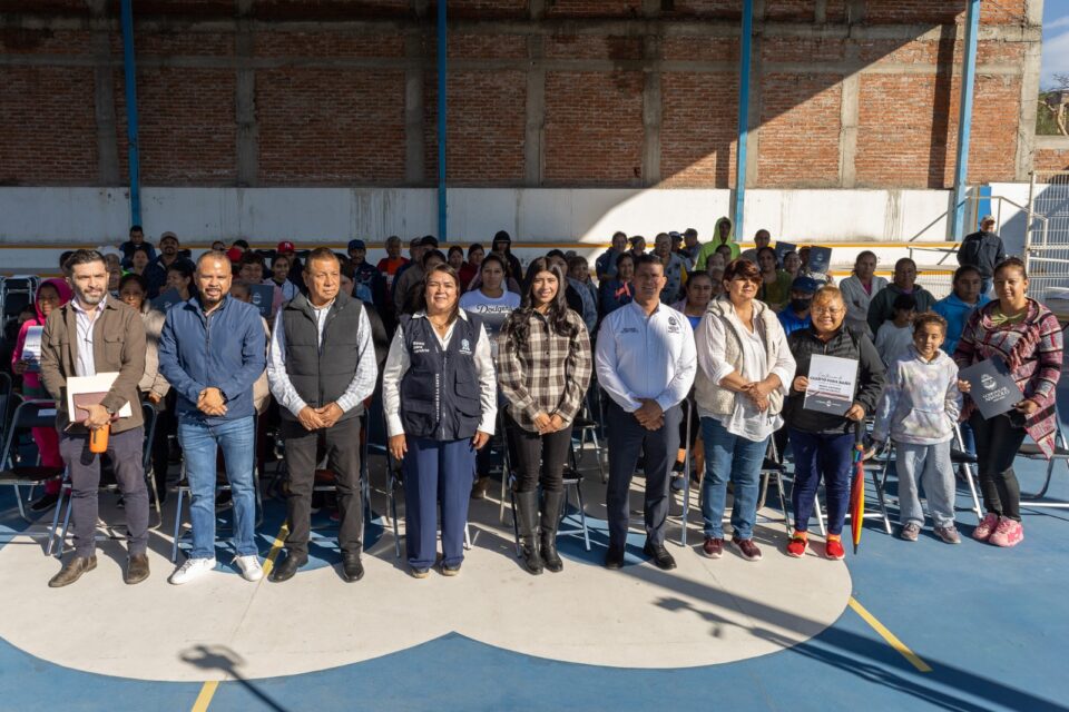Entrega del Programa “Construcción de Cuartos para Baños” en Abasolo