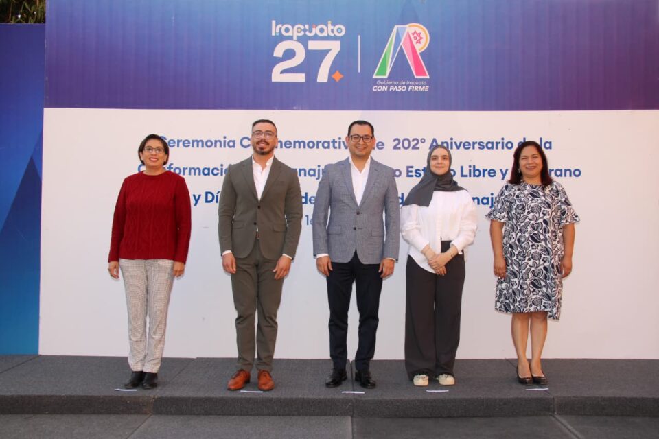 CONMEMORAN 202 AÑOS DE GUANAJUATO COMO ESTADO LIBRE Y SOBERANO