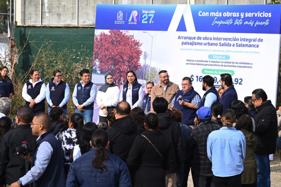 ARRANCA EMBELLECIMIENTO DE SALIDA A SALAMANCA CON OBRAS DE PAISAJISMO