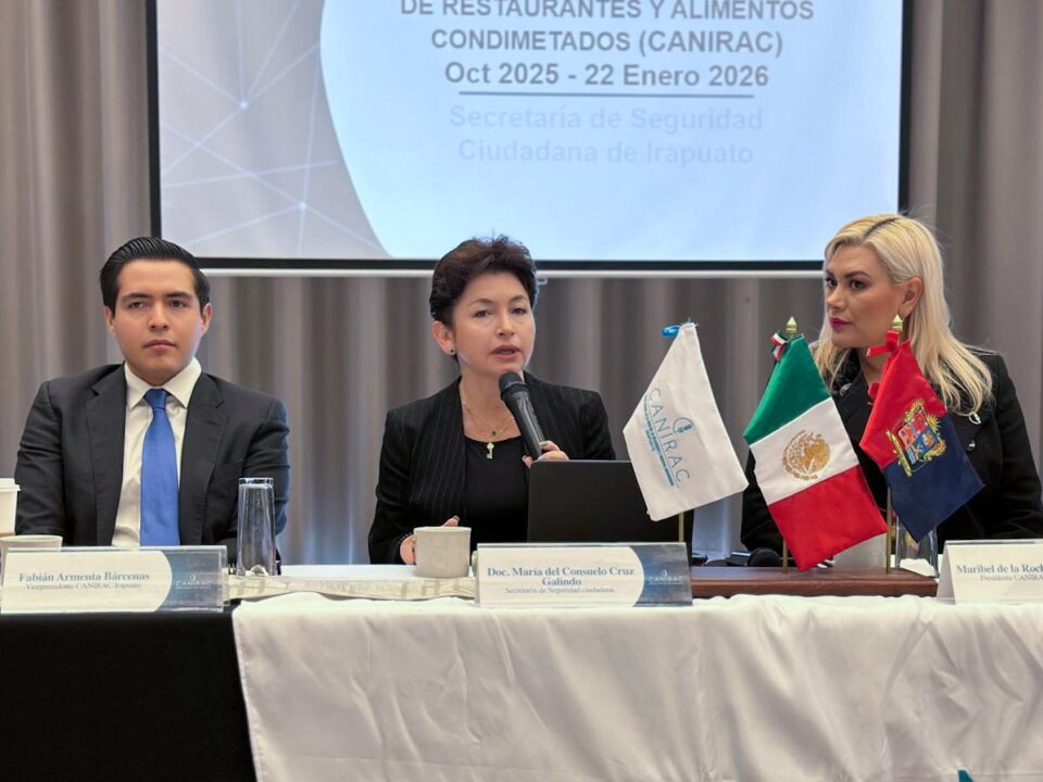 SEGURIDAD CIUDADANA DE IRAPUATO E INTEGRANTES DE CANIRAC ACUERDAN TRABAJO PERMANENTE A FAVOR DEL MUNICIPIO