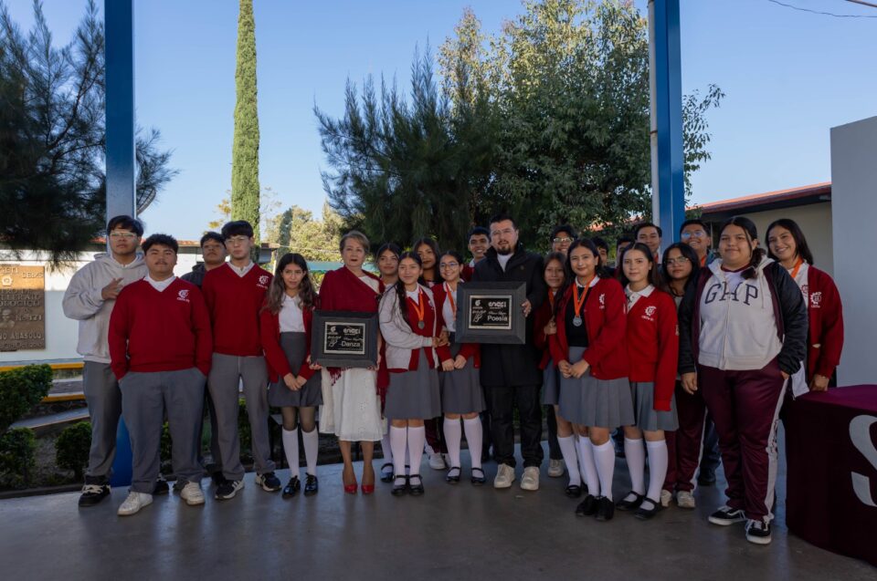 Con declaratoria inaugural, el Presidente Job Gallardo da inicio al semestre enero–julio en el CBTis 171 de Abasolo