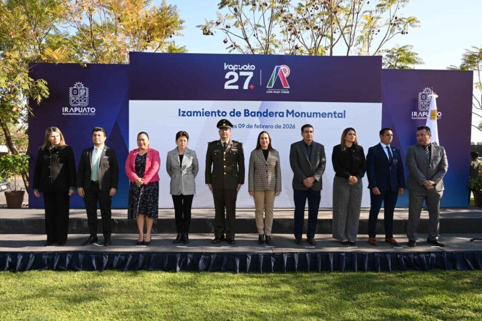 IRAPUATO FORTALECE SU IDENTIDAD Y VALOR EN ACTO CÍVICO