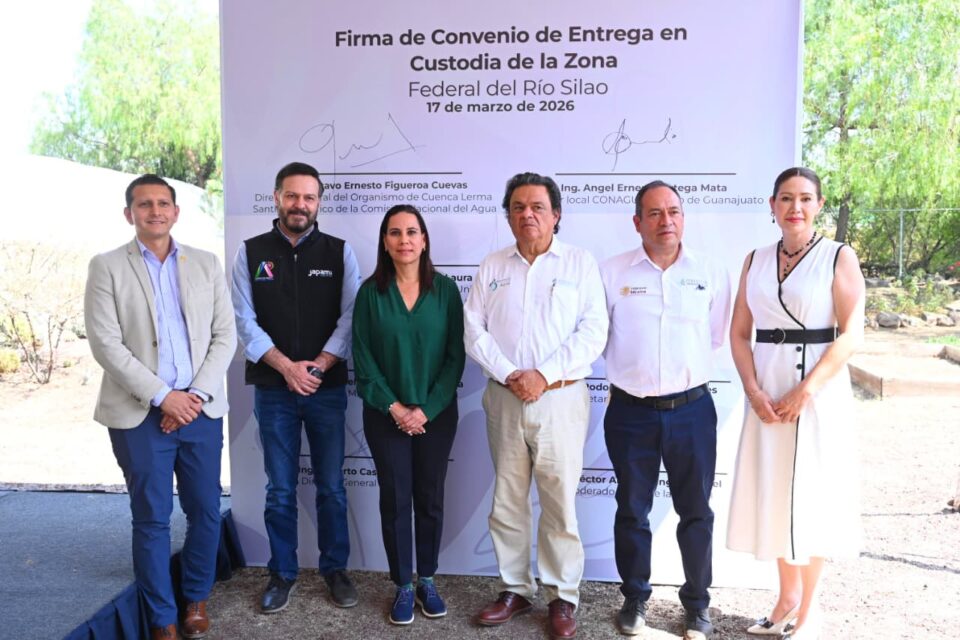 GOBIERNO DE IRAPUATO FIRMA CONVENIO PARA LA CUSTODIA Y CONSERVACIÓN DEL RÍO SILAO