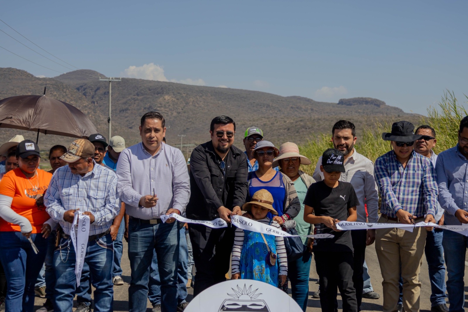 Inauguración de la rehabilitación de acceso vial hacia comunidades rurales de Abasolo