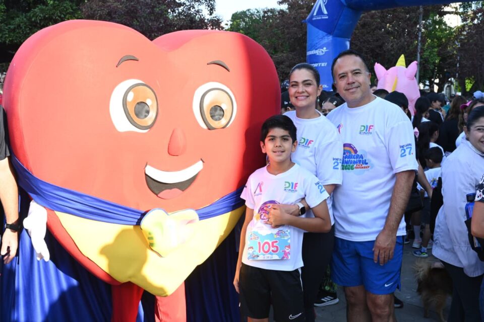 PARTICIPAN MÁS DE MIL 500 EN CARRERA INFANTIL DE FESTIVAL DE LA NIÑEZ