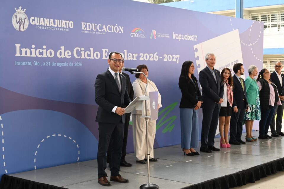 GOBIERNO DE IRAPUATO ACOMPAÑA A ESTUDIANTES EN EL ARRANQUE DEL CICLO ESCOLAR 2026-2027