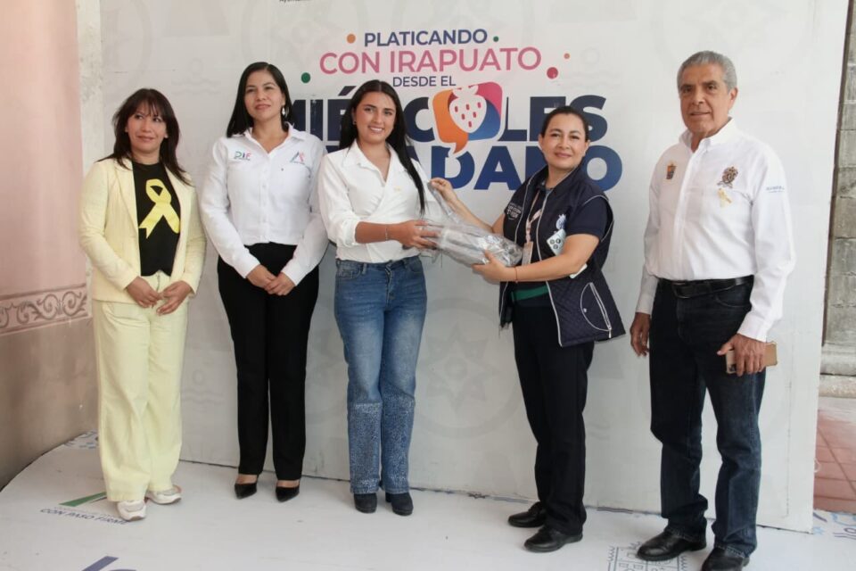 ENTREGA GOBIERNO DE IRAPUATO MÁS DE 200 MIL TAPITAS PARA TRATAMIENTO DE NIÑAS Y NIÑOS CON CÁNCER